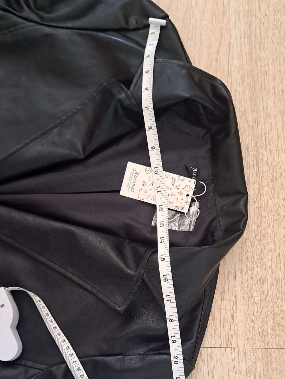AUTOMET Women's Leather Jackets Black Tailored Blazer - Picture 7 of 13